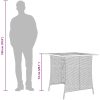 Matgrupp för trädgården med dynor 5 delar beige konstrotting vidaXL – miniatyr 8