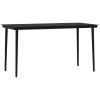 Matgrupp för trädgården med dynor 7 delar brun vidaXL 140 cm table length – miniatyr 5