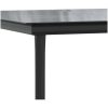 Matgrupp för trädgården med dynor 7 delar grå polyrotting glas vidaXL 160 x 80 x 74 cm – miniatyr 9