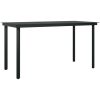 Matgrupp för trädgården med dynor 7 delar grå vidaXL 140 cm table length – miniatyr 6
