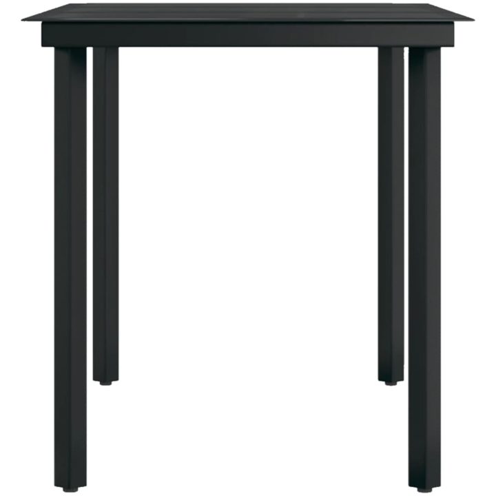 Matgrupp för trädgården med dynor 7 delar grå vidaXL 140 cm table length – bild 8