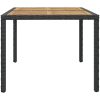 Matgrupp för trädgården med dynor 7 delar konstrotting vidaXL 150 cm bordslängd – miniatyr 8