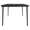 Matgrupp för trädgården med dynor 9 delar grå vidaXL 200 cm table length – miniatyr 8