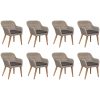 Matgrupp för trädgården med dynor 9 delar konstrotting vidaXL – miniatyr 2