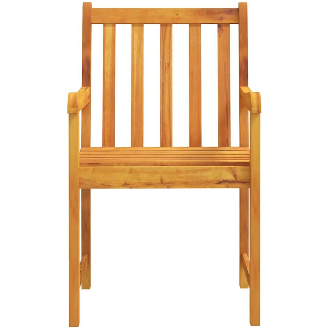 Matsalsbordset 9 pcs Naturligt trä vidaXL 180 x 90 x 75 cm – bild 9