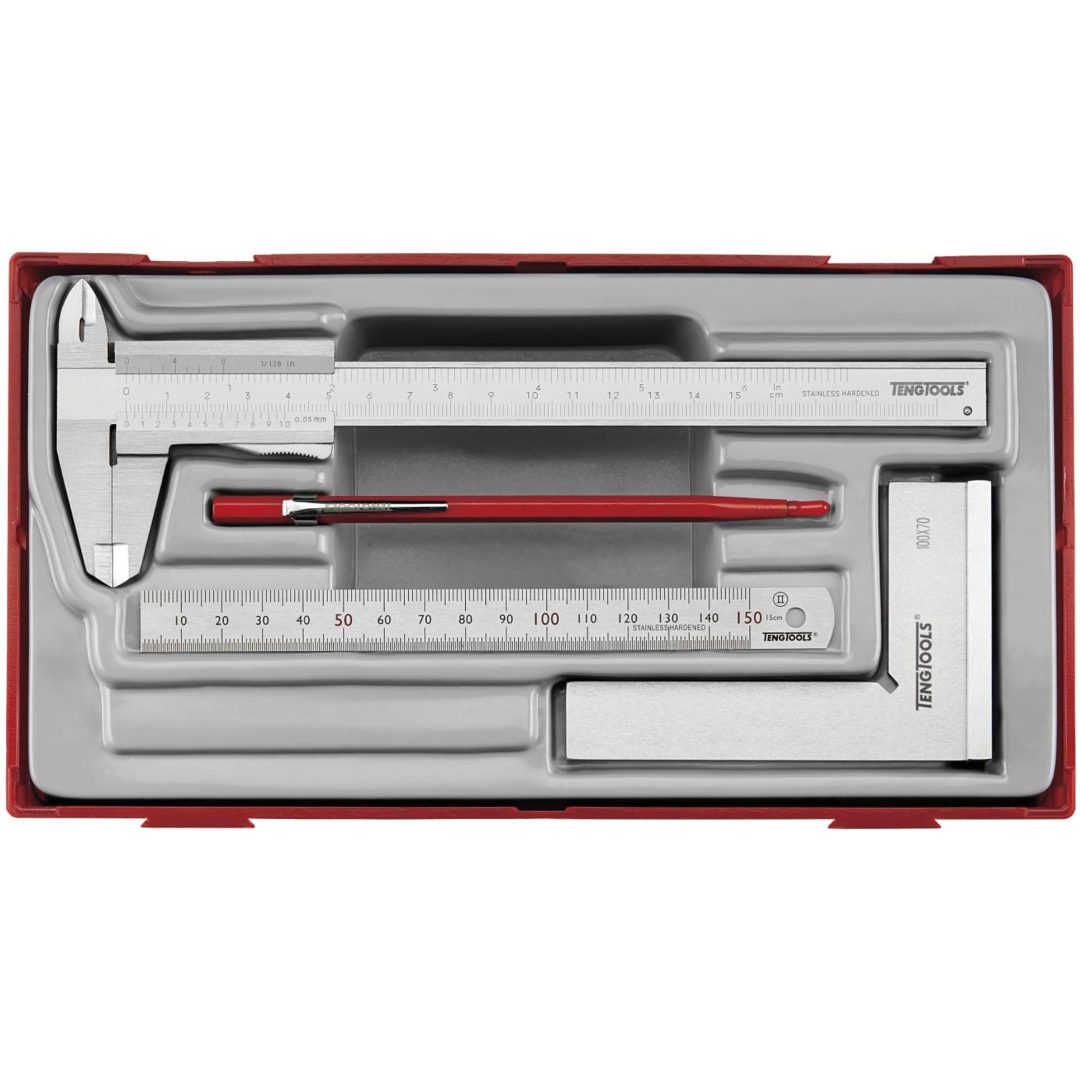 Mätsats 4 delar TTBM Teng Tools MÄTSATS B TENG TOOLS 4 DELAR