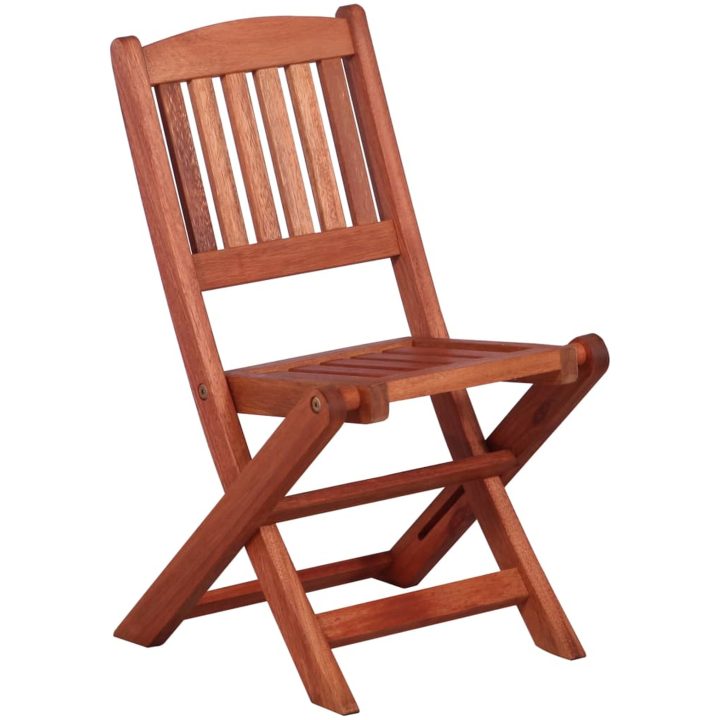 Matstolar för barn 2 st massivt eukalyptusträ vidaXL – bild 2