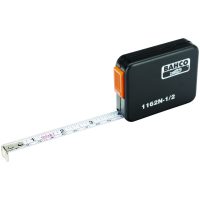 MÅTTBAND STÅL 2 M MM/TUM-SKALA BAHCO