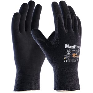 MaxiFlex Cut Kevlar 3D Gloves Black 8