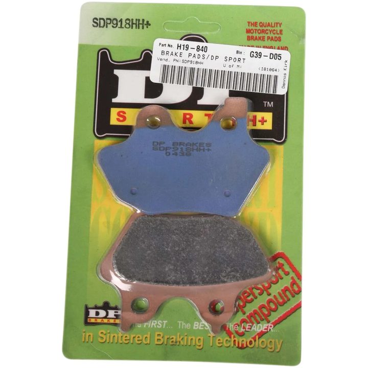 MC-Bromsbelägg Fram DP Brakes Bakbelägg – bild 2
