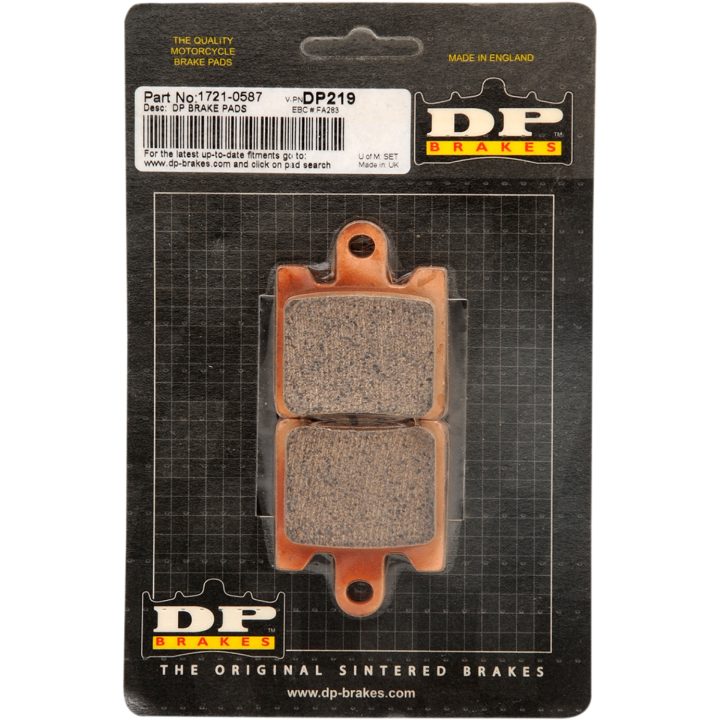 MC-Bromsbelägg Fram DP Brakes Frambelägg – bild 2