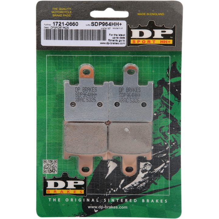 MC-Bromsbelägg Fram DP Brakes Frambelägg – bild 2