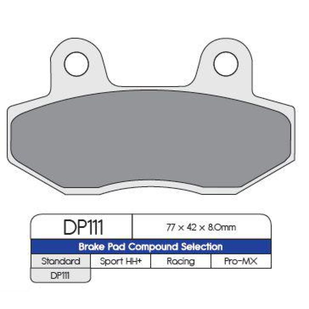 MC-Bromsbelägg Fram DP Brakes Frambelägg