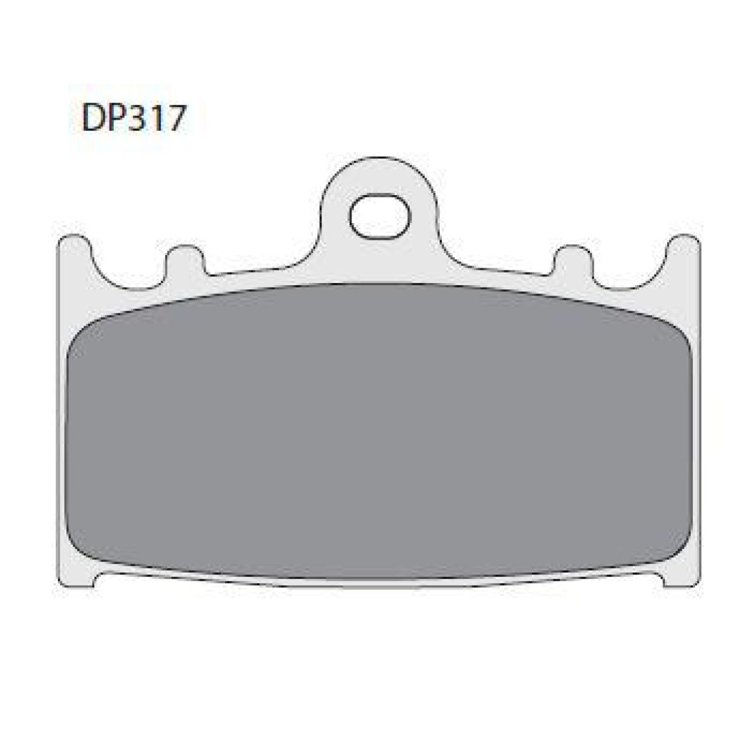 MC-Bromsbelägg Fram DP Brakes Frambelägg