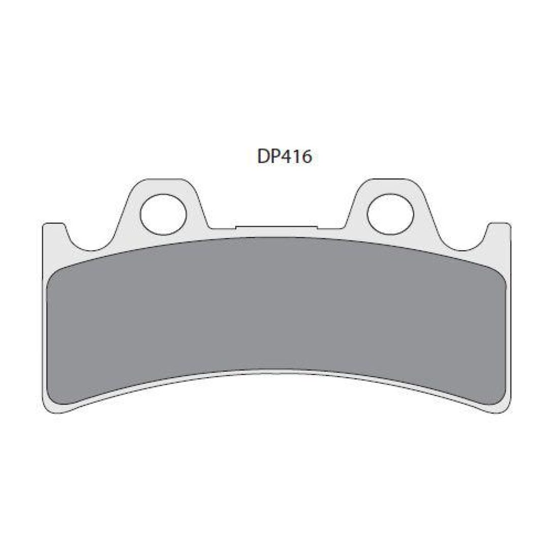 MC-Bromsbelägg Fram DP Brakes Frambelägg