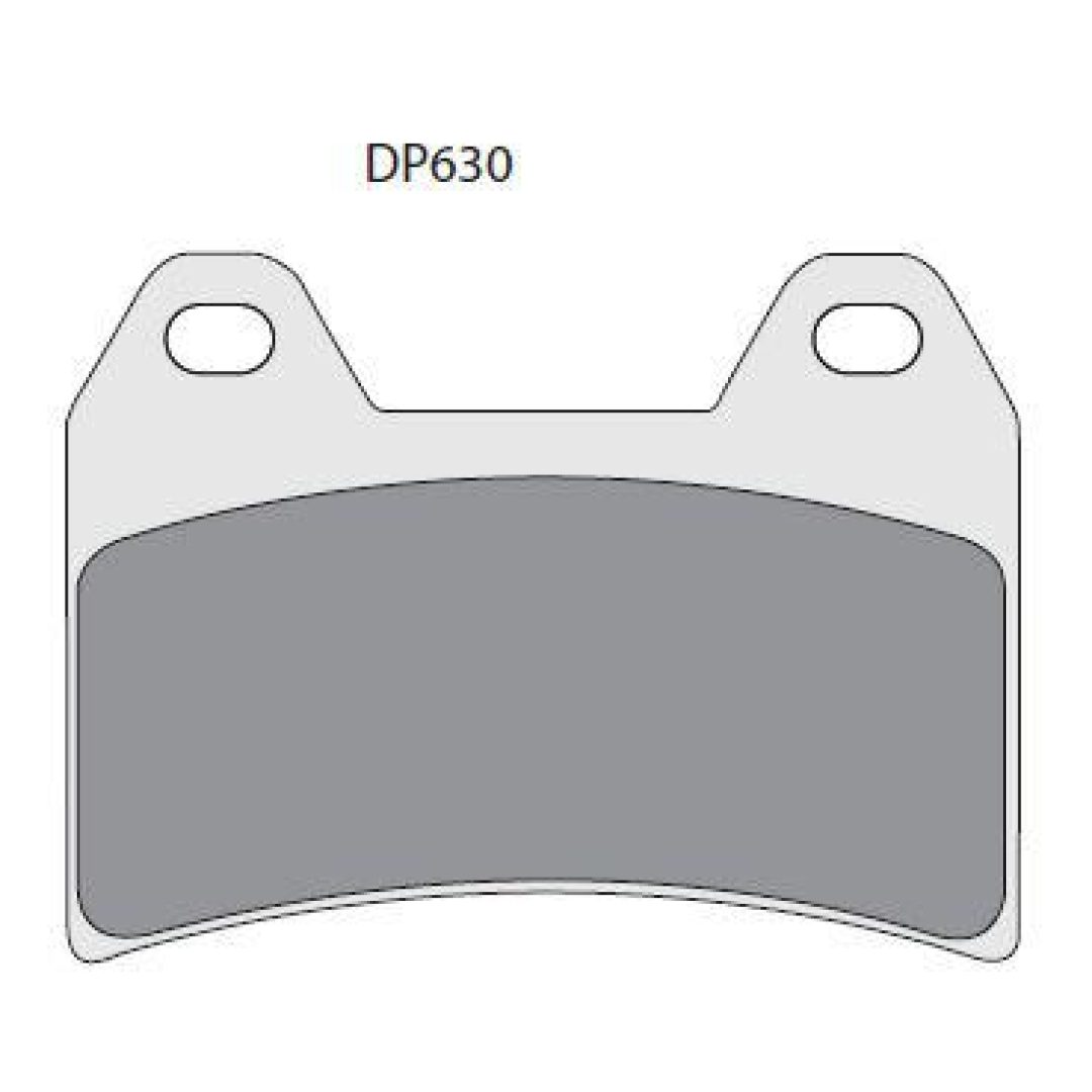 MC-Bromsbelägg Fram DP Brakes Frambelägg
