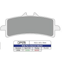 MC-Bromsbelägg Fram DP Brakes