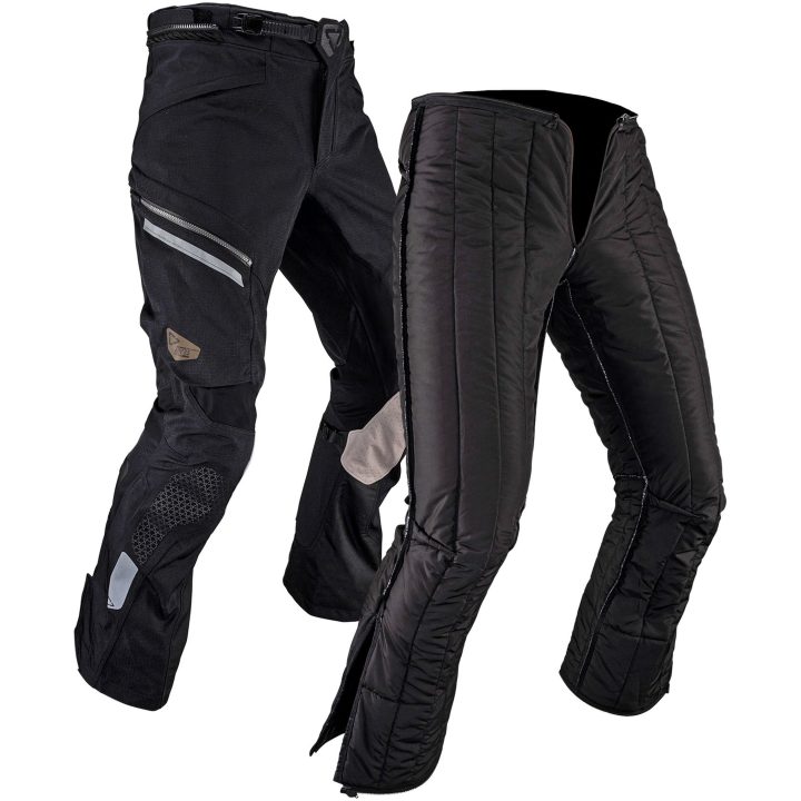 MC-Byxor ADV DriTour 7.5 Svart/Grå Leatt L / US34 / EU52 – bild 4