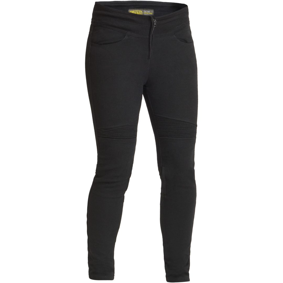 MC-Byxor Dam Alva Leggings Svart LINDSTRANDS 38 – bild 2