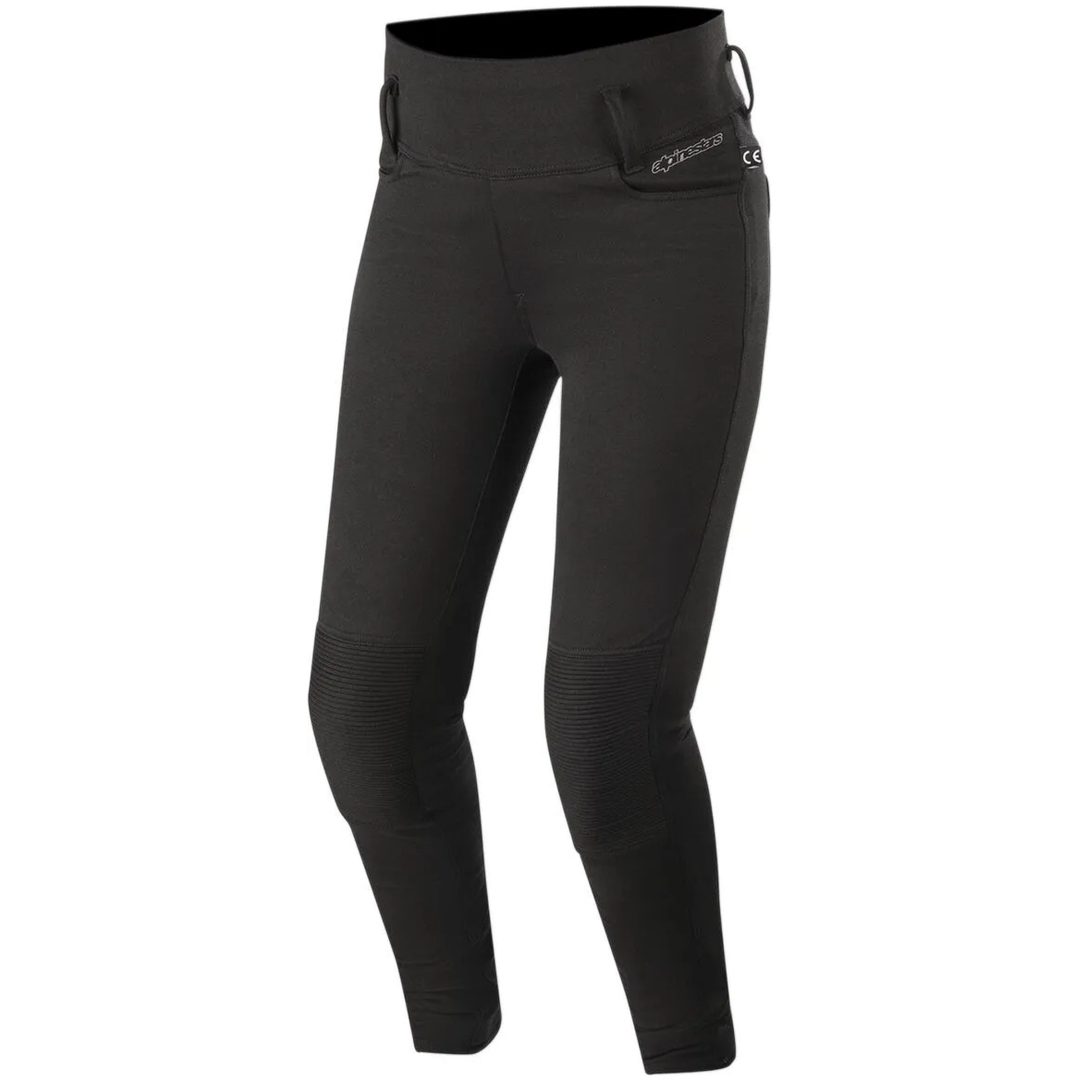 MC-Byxor Dam Banshee Svart Alpinestars Large