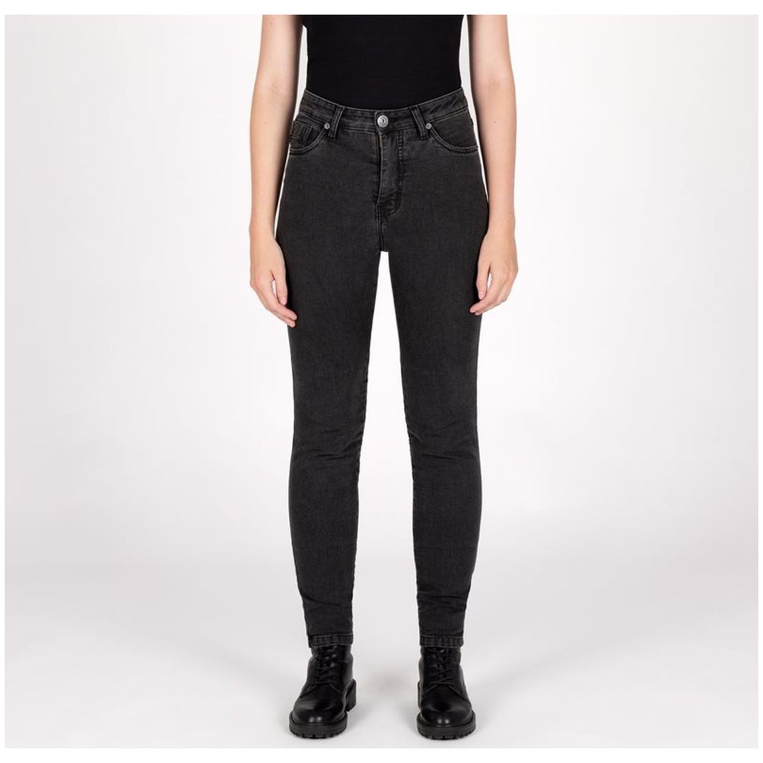 MC-Byxor Dam Colton Skinny Grå Knox XS