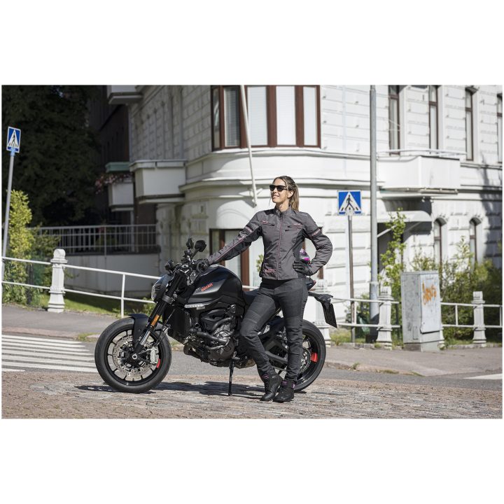 MC-Byxor Dam Lejen Grå Lindstrands 34 – bild 4