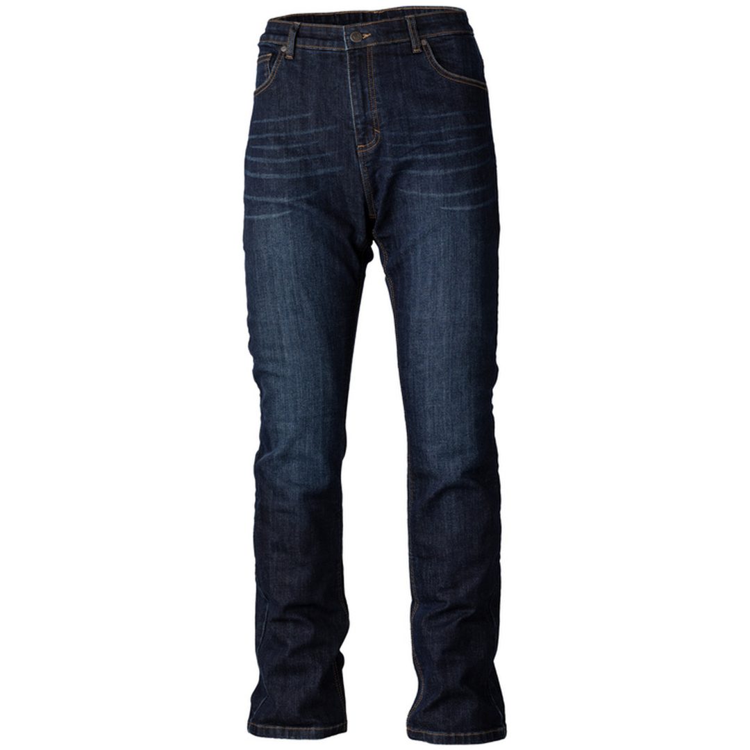 MC-Byxor Dam Straight Leg 2 Reinforced CE Midnattsblå RST s