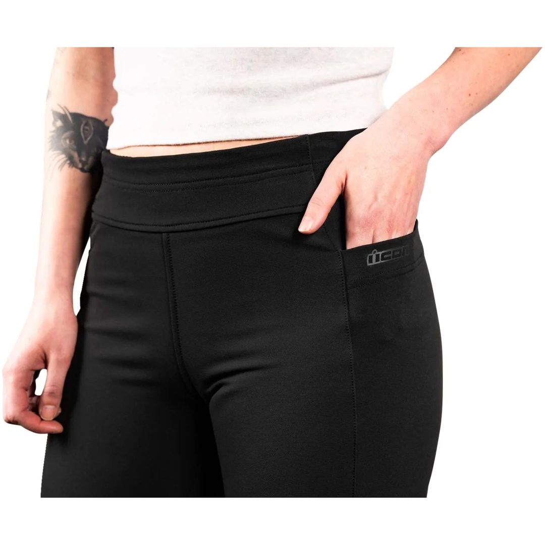 MC-Byxor Dam Tuscadero 2 Sport Svart ICON XS – bild 5