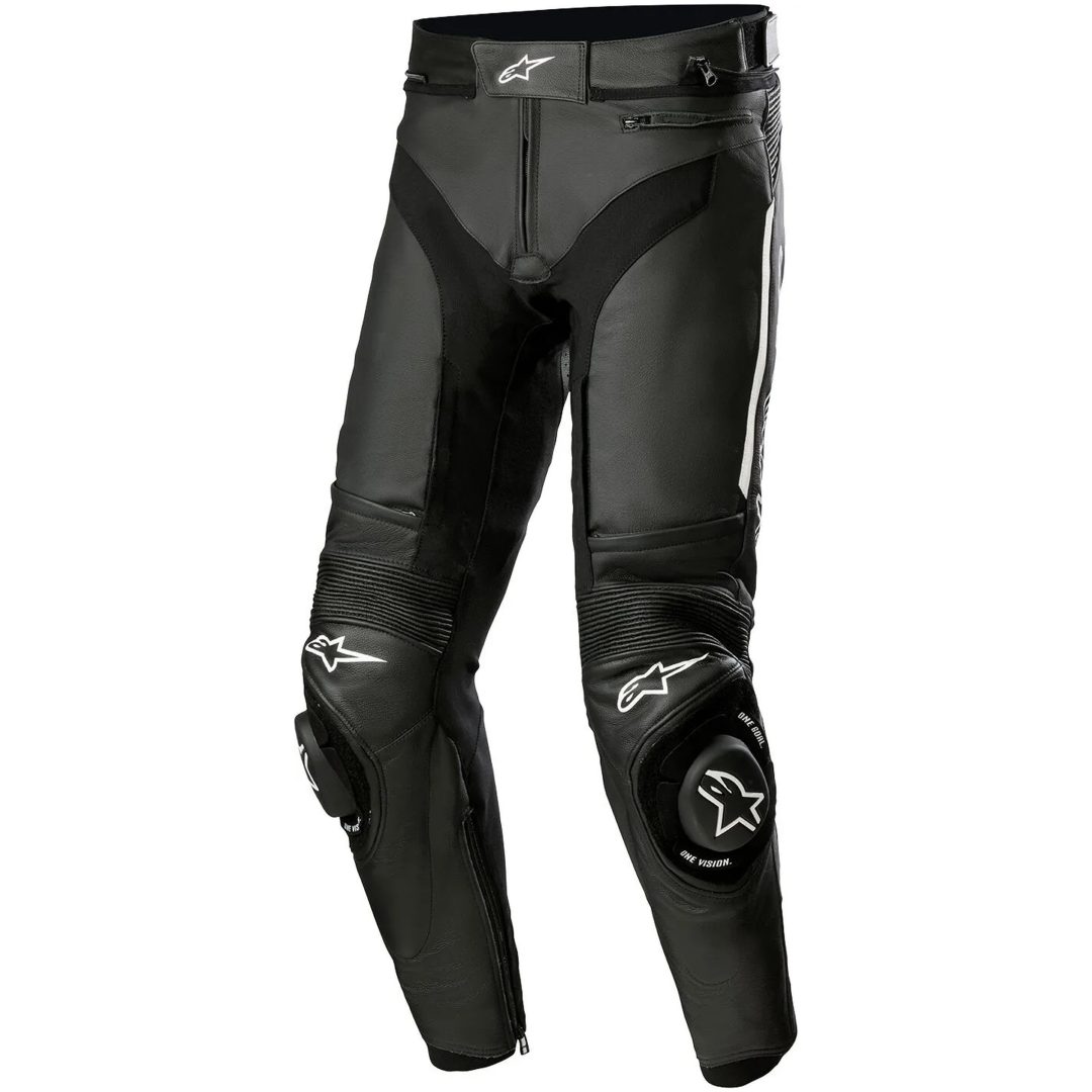Mc-byxor Läder Missile V3 Svart ALPINESTARS 48