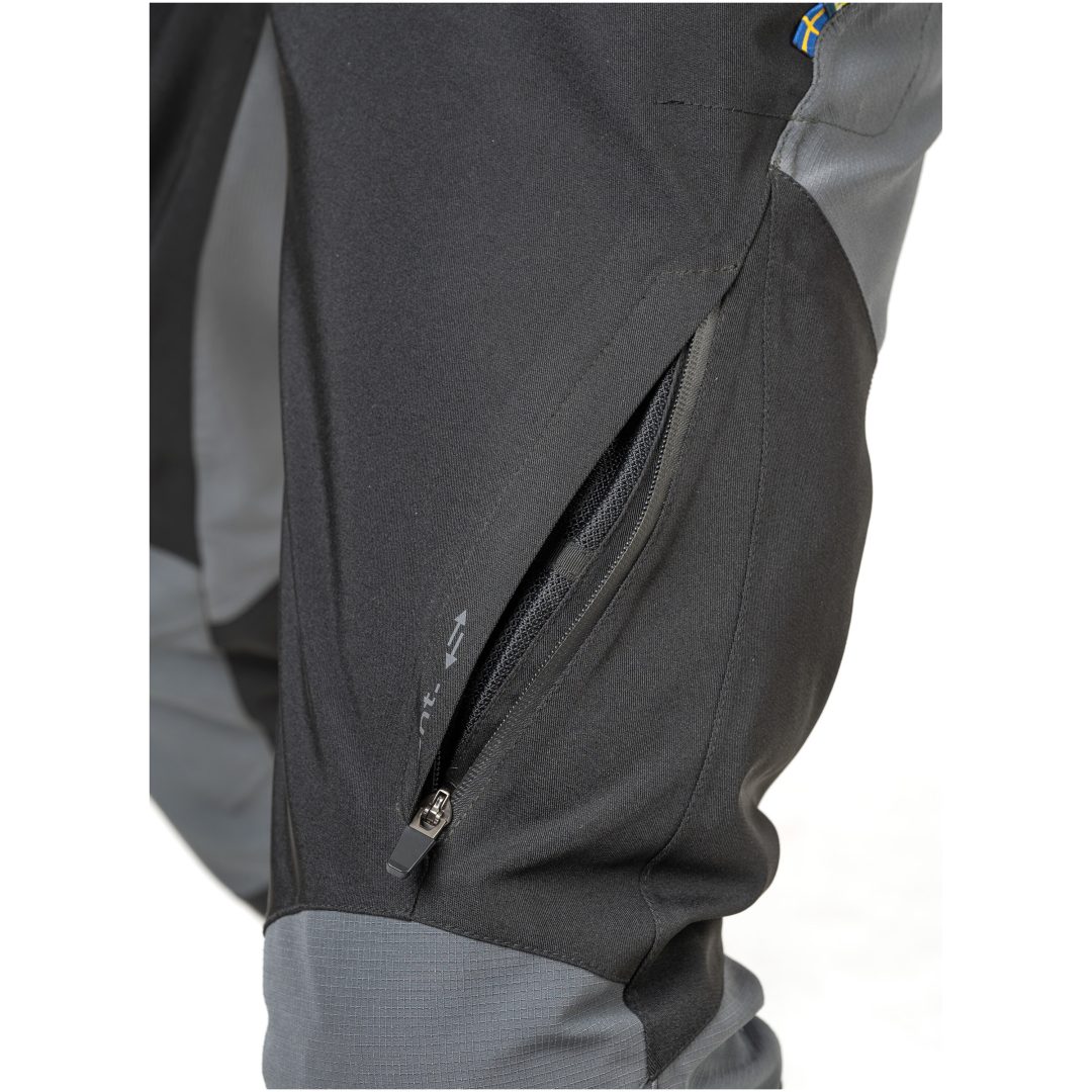 MC-Byxor Lofsdalen Textil Svart/Stålgrå Lindstrands 48 – bild 6