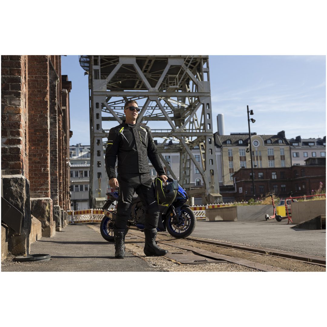 MC-Byxor Sandvik Svart/Vit Lindstrands 52 – bild 6