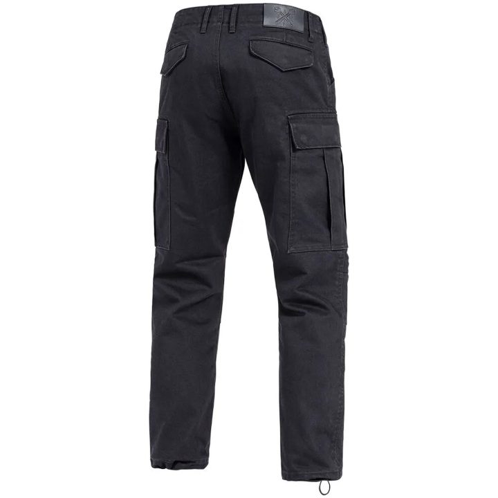 Mc-byxor Textil Regular Cargo Mono Svart JOHN DOE 31/32 – bild 2