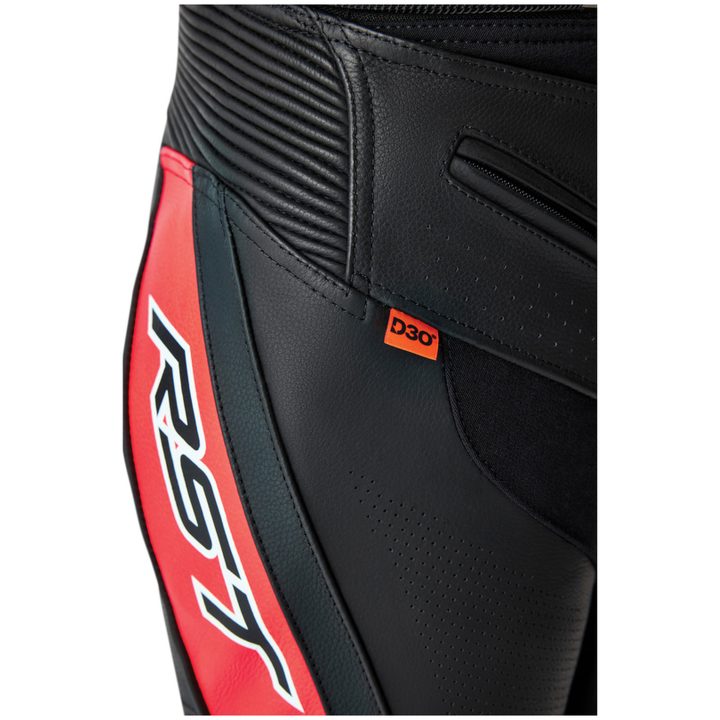 MC-Byxor Tractech Evo D3O Läder Svart Neonröd RST M – bild 6