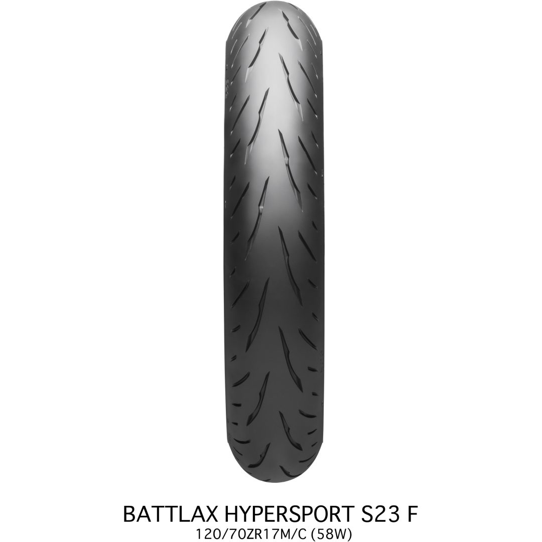 Mc-däck Bak Battlax Hypersport S23 BRIDGESTONE 120/70ZR17 – bild 2