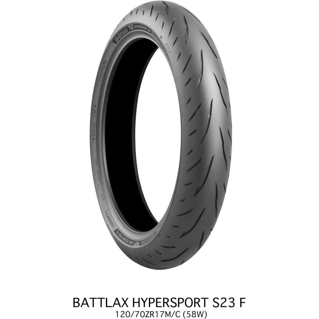 Mc-däck Bak Battlax Hypersport S23 BRIDGESTONE 120/70ZR17