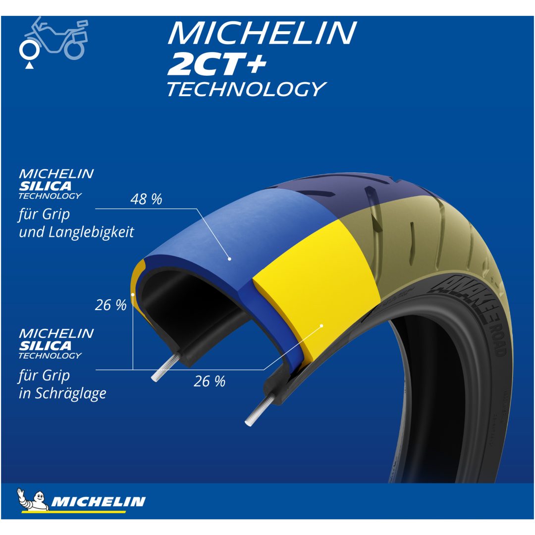 Mc-däck Fram Anakee Road MICHELIN 120/70R19 – bild 4