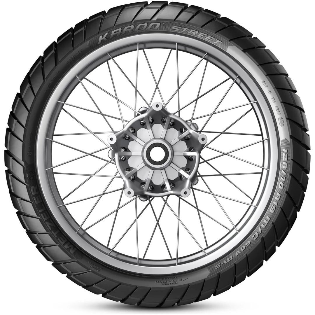 Mc-däck Fram Karoo Street METZELER 90/90-21 – bild 3