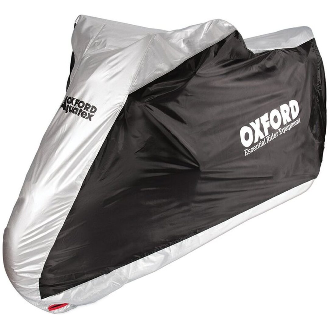 MC-Garageskydd Vattentät Svart/Silver OXFORD
