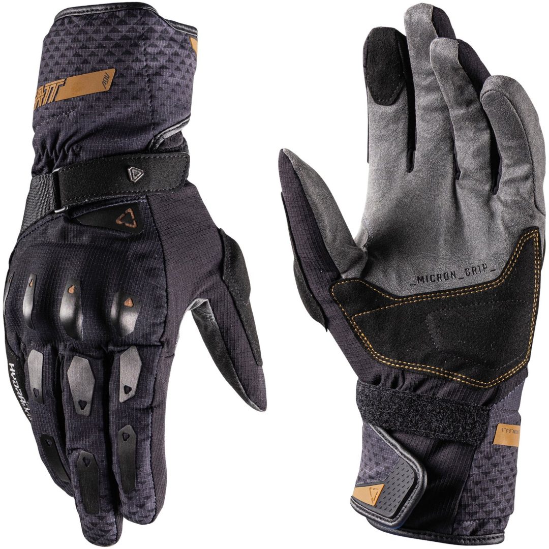 MC-Handskar ADV SubZero 5.5 Stealth Svart/Grå Leatt M / EU8 / US9