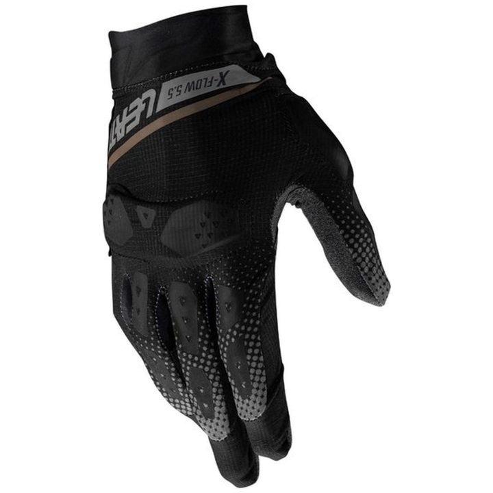 MC-Handskar ADV X-Flow 5.5 Short Svart/Grå Leatt M / EU8 / US9 – bild 9