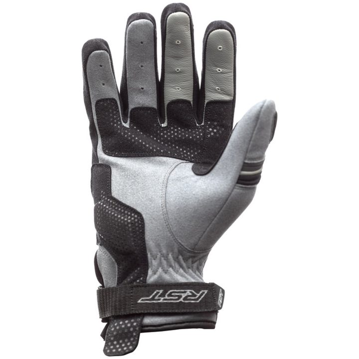 MC-Handskar Adventure-X CE Läder/Textil Grå RST s – bild 4