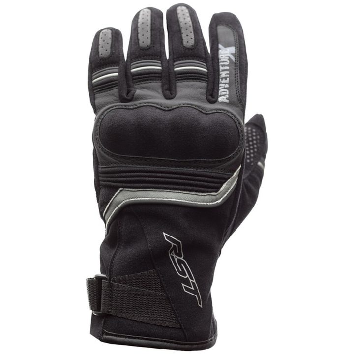 MC-Handskar Adventure-X CE Läder/Textil Svart RST M – bild 6