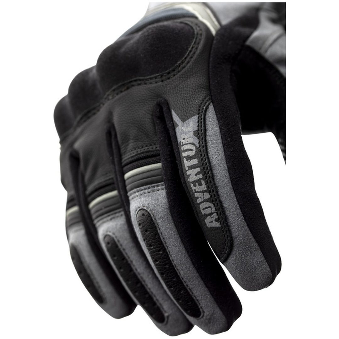 MC-Handskar Adventure-X CE Läder/Textil Svart RST M – bild 2