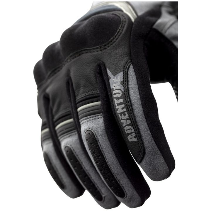 MC-Handskar Adventure-X CE Läder/Textil Svart RST M – bild 2