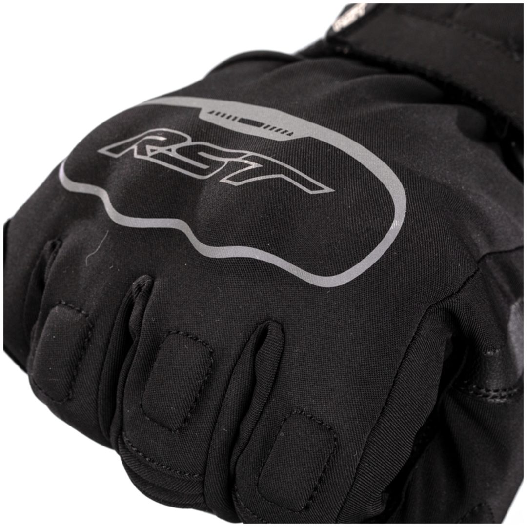 MC-Handskar Axiom Waterproof CE Läder/Textil Svart RST XS – bild 3