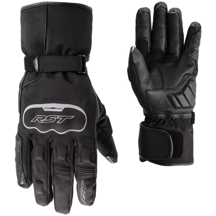 MC-Handskar Axiom Waterproof CE Läder/Textil Svart RST XS – bild 5