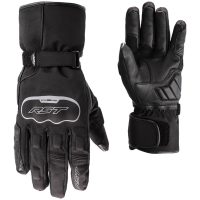 MC-Handskar Axiom Waterproof CE Läder/Textil Svart RST