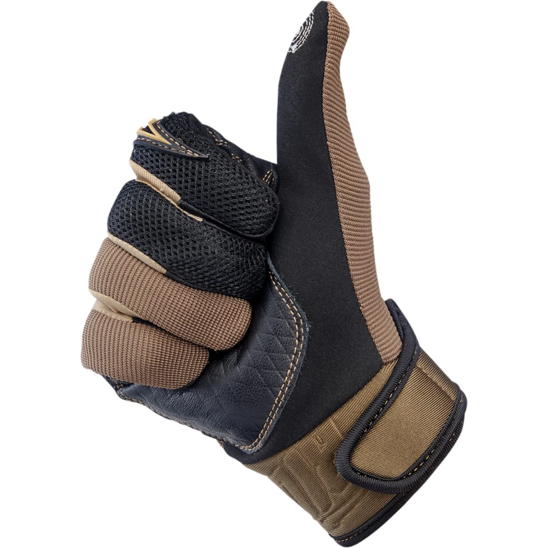 MC-Handskar Baja Brun BILTWELL XS – bild 6