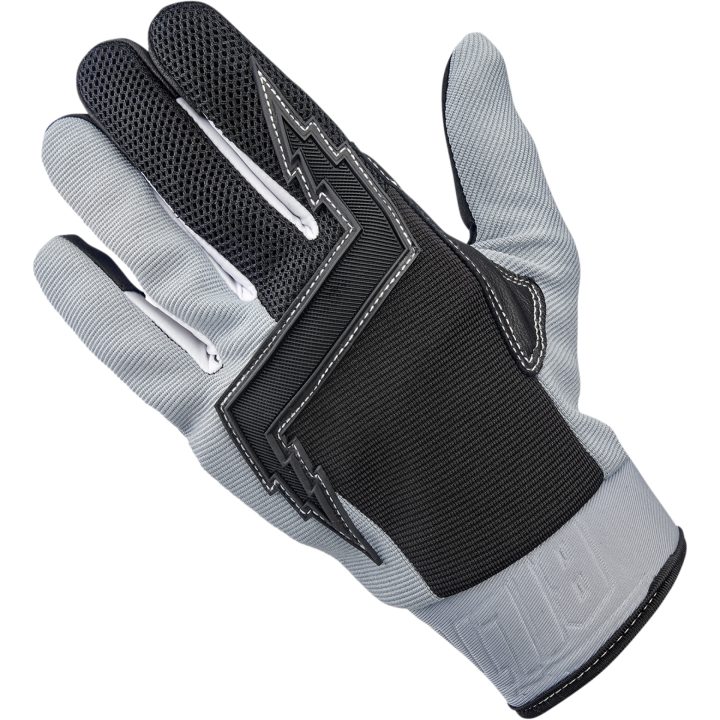 MC-Handskar Baja Svart/Grå BILTWELL XS – bild 7