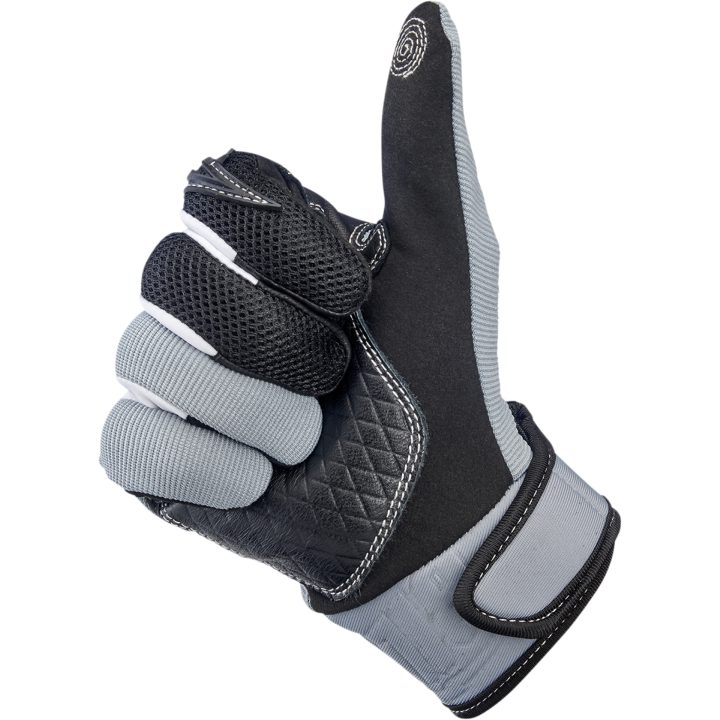 MC-Handskar Baja Svart/Grå BILTWELL XS – bild 5